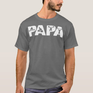 Mens Weight Lifter Dad  Funny Papa Weight Lifting  T-Shirt