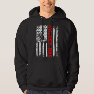 Mens Welding Vintage Usa American Flag Welder Dad  Hoodie