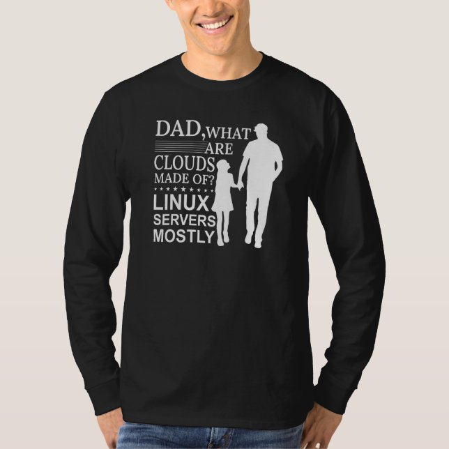 Mens What Are Clouds Made Of  Linux Cloud Computin T-Shirt (Front)