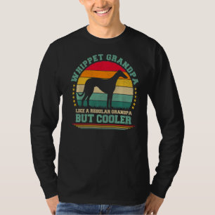 Mens Whippet Dog Vintage Whippet Grandpa Father' T-Shirt