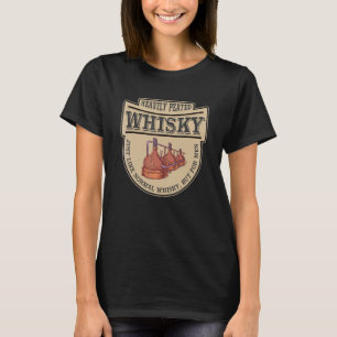 Mens Whisky Drinking Quote Vintage T-Shirt