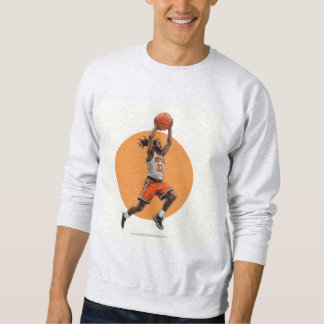 men's white basketball jersey sweatshirt