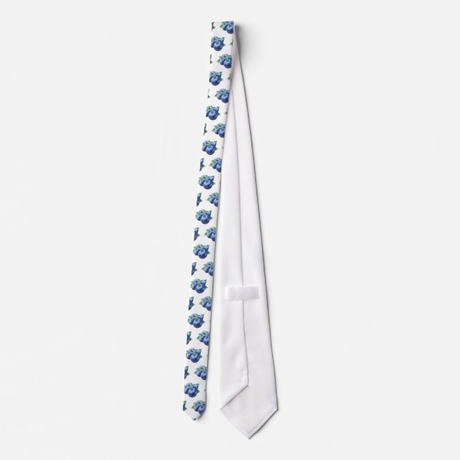 MENS WILD BLUE BERRY TIE (Back)