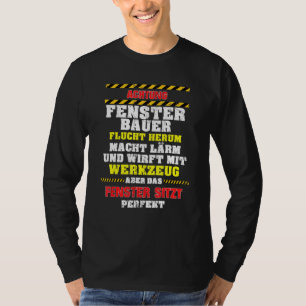 Mens Window Builder Throws With Tool And Escape T-Shirt