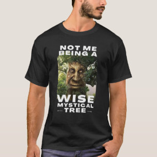 Mens Wise Mystical Tree Face Old Mythical Oak Tree T-Shirt