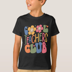 Mens Women Teacher  Cool Teachers Club Back To Sch T-Shirt