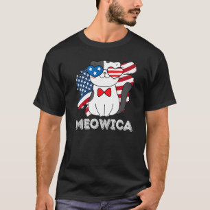 Mens Women's 4th Of July Great American Flag Cute  T-Shirt