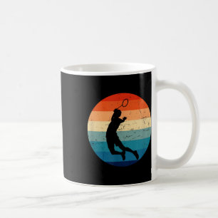 Mens Womens Badminton Player, Shuttle Badminton Coffee Mug