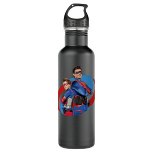 Mens Womens Captain Man And Kid Danger Digital Fil 710 Ml Water Bottle