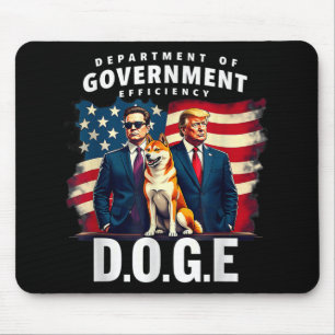 Mens Womens Doge Department Of Government Mouse Pad