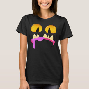 Men's Women's Goofy Monster Face Halloween Costume T-Shirt