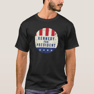 Mens Womens Retro Vintage JFK Vote Kennedy For Pre T-Shirt