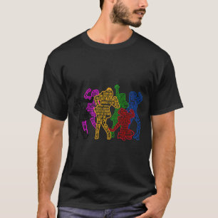 Mens Womens Six The Musical Queens Silhouettes Wit T-Shirt