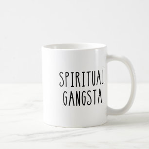 Mens Womens Yogi Funny Yoga Spiritual Gangsta Coffee Mug
