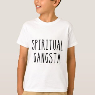 Mens Womens Yogi Funny Yoga Spiritual Gangsta T-Shirt