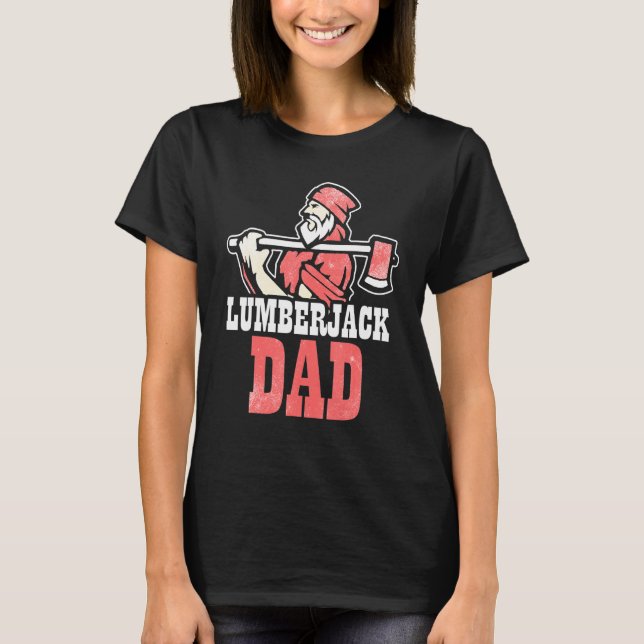 Mens Woodworker Axe Arborist Lumberjack Dad 7 T-Shirt (Front)