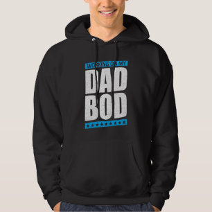 Mens Working On My Dad Bod  Father Papa Father's D Hoodie