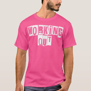 Mens WORKING OUT Gym Fitness Workout Bodybuilding  T-Shirt