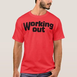 Mens WORKING OUT Gym Fitness Workout Bodybuilding T-Shirt
