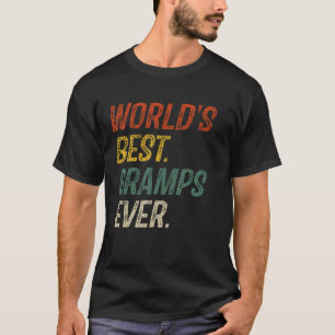 Mens World s Best Gramps Ever Vintage Dad Father s T-Shirt