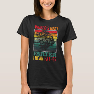 Mens Worlds Best Farter I Mean Father Best Dog Dad T-Shirt