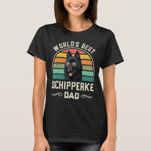 Mens Worlds Best Schipperke Dad T-Shirt