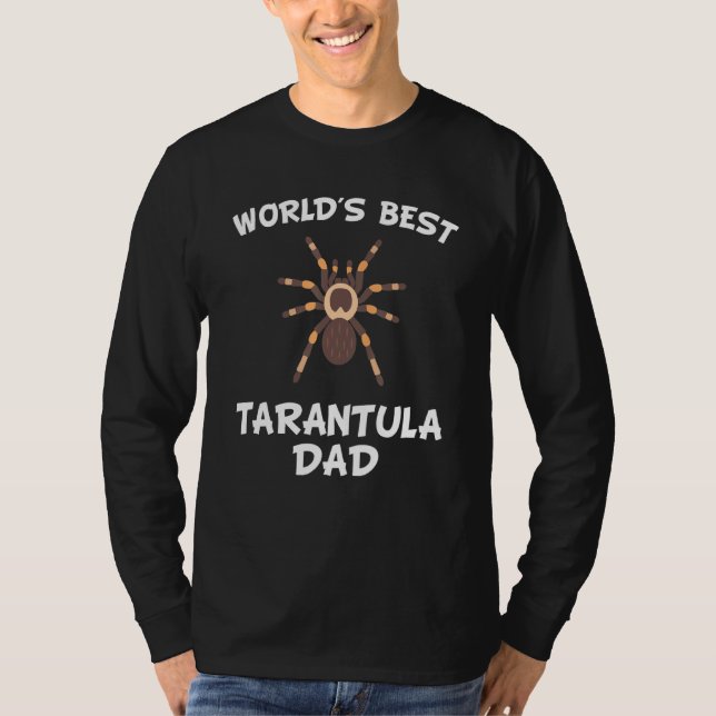 Mens Worlds Best Tarantula Dad Spider Owner T-Shirt (Front)