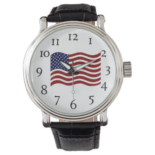 Men's Wrist Watch - American Flag