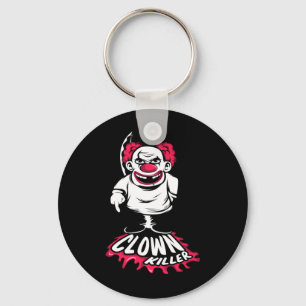 Mens Y Killer Clown Key Ring