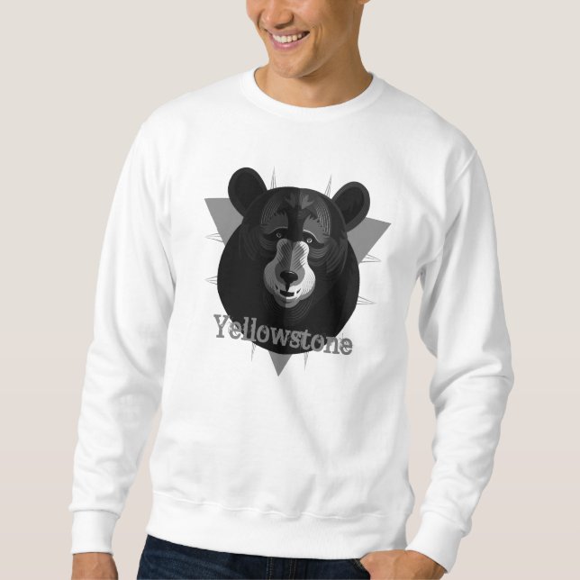 Men's Yellowstone Bear Sweatshirt (Front)