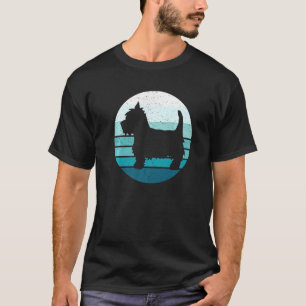 Mens Yorkshire Terrier Dog Retro Yorkshire Sunset T-Shirt