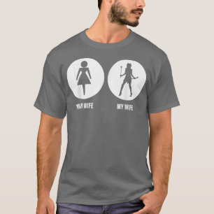 Mens Your Wife My Wife Halloween Sey Witch For Hus T-Shirt