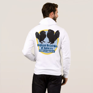 Men's Zip-up Hoodie with Colour logo