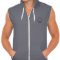 Men's Zip Up Sleeveless Hoodie