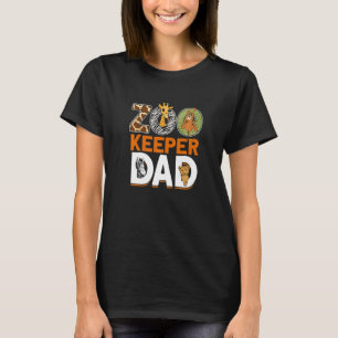 Mens Zookeeper Dad Zoo Animal Zookeeper 3 T-Shirt