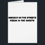 mensch<br><div class="desc">Greeting Card Vertical Template</div>