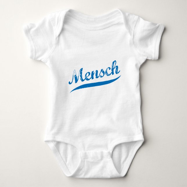 Mensch Baby Bodysuit (Front)