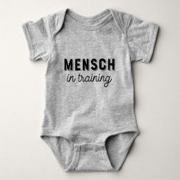 Mensch in Training T-Shirt Baby Bodysuit