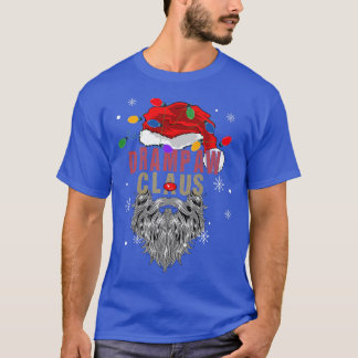 MensClaus Ugly Christmas Santa With Light Grandpa  T-Shirt