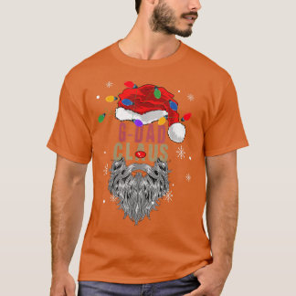 MensClaus Ugly Christmas Santa With Light Grandpa  T-Shirt