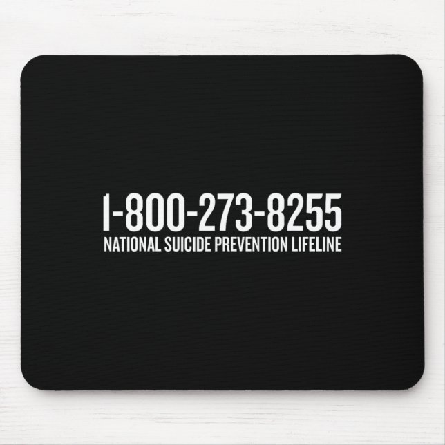 Mental Awareness Design Mouse Pad (Front)