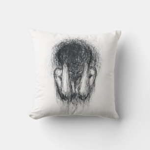 Mental Chaos Abstract Art Cushion