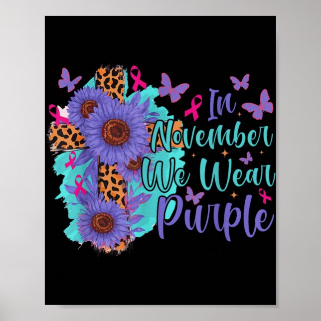 Mental Health Amp Suicide Awareness  Poster (Front)