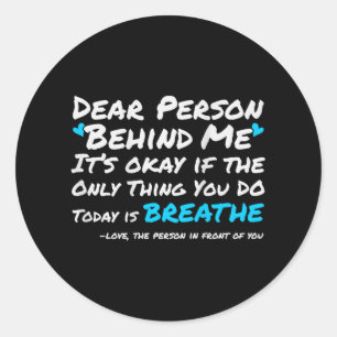 Mental Health & Suicide Prevention Awareness P Classic Round Sticker