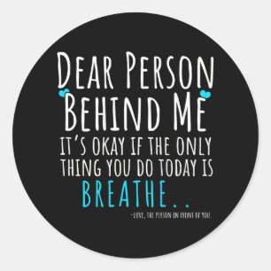 Mental Health &amp; Suicide Prevention Awareness P Classic Round Sticker