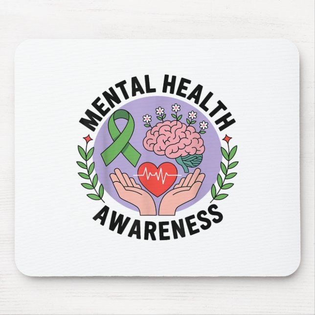 Mental Health Awareness _3  Mouse Pad (Front)