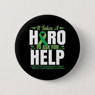 Mental Health Awareness  6 Cm Round Badge