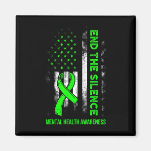 Mental Health Awareness Be Kind Sunflower Ribbon S Magnet