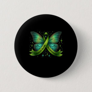 Mental Health Awareness Butterfly 6 Cm Round Badge