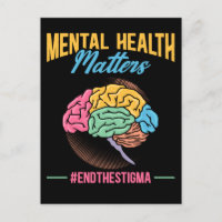 Mental Health Awareness Colourful Brain